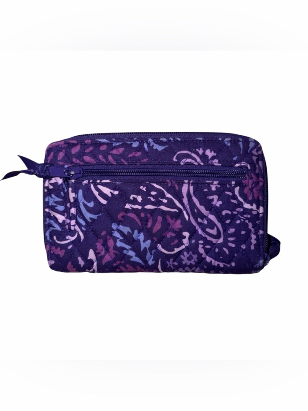 Vera Bradley Paisley Amethyst RFID Turnlock Wallet - Picture 5 of 5